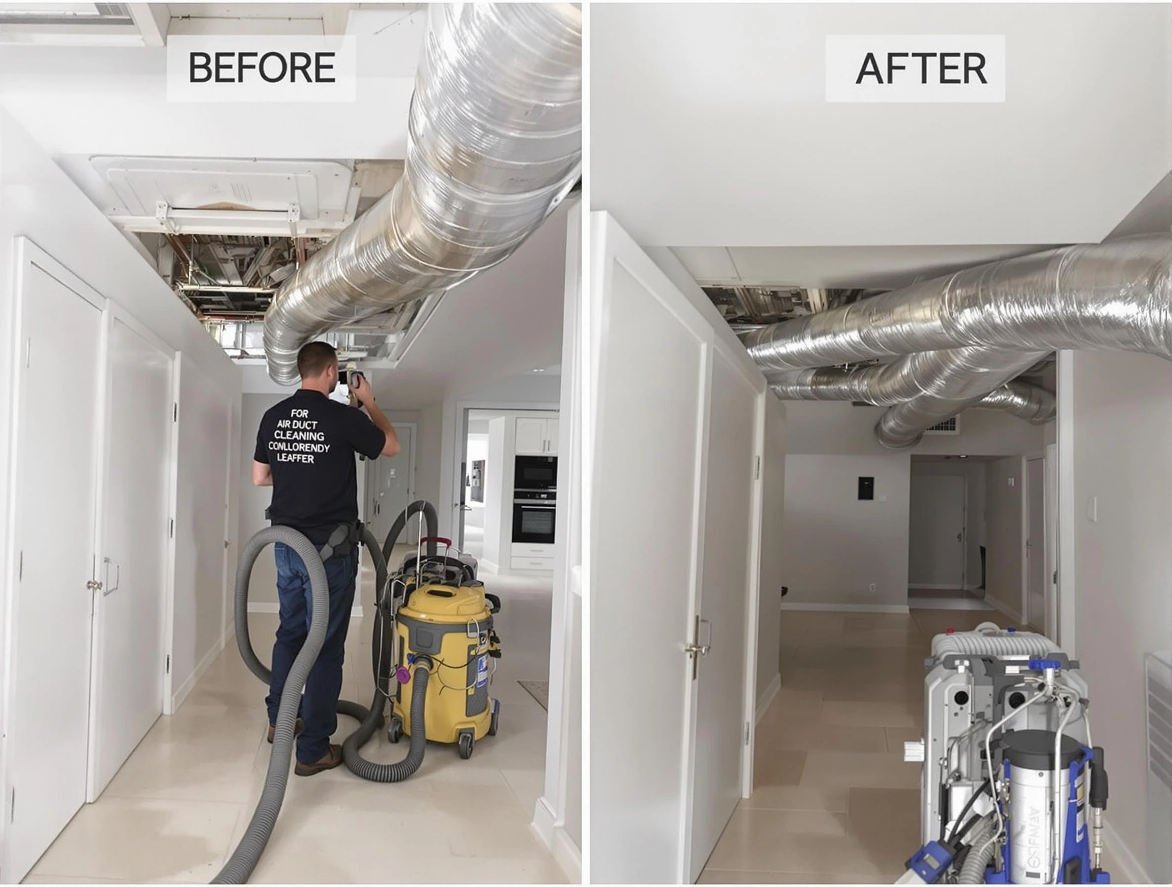 Decatur Air Duct Cleaning professional performing thorough air duct cleaning in Decatur