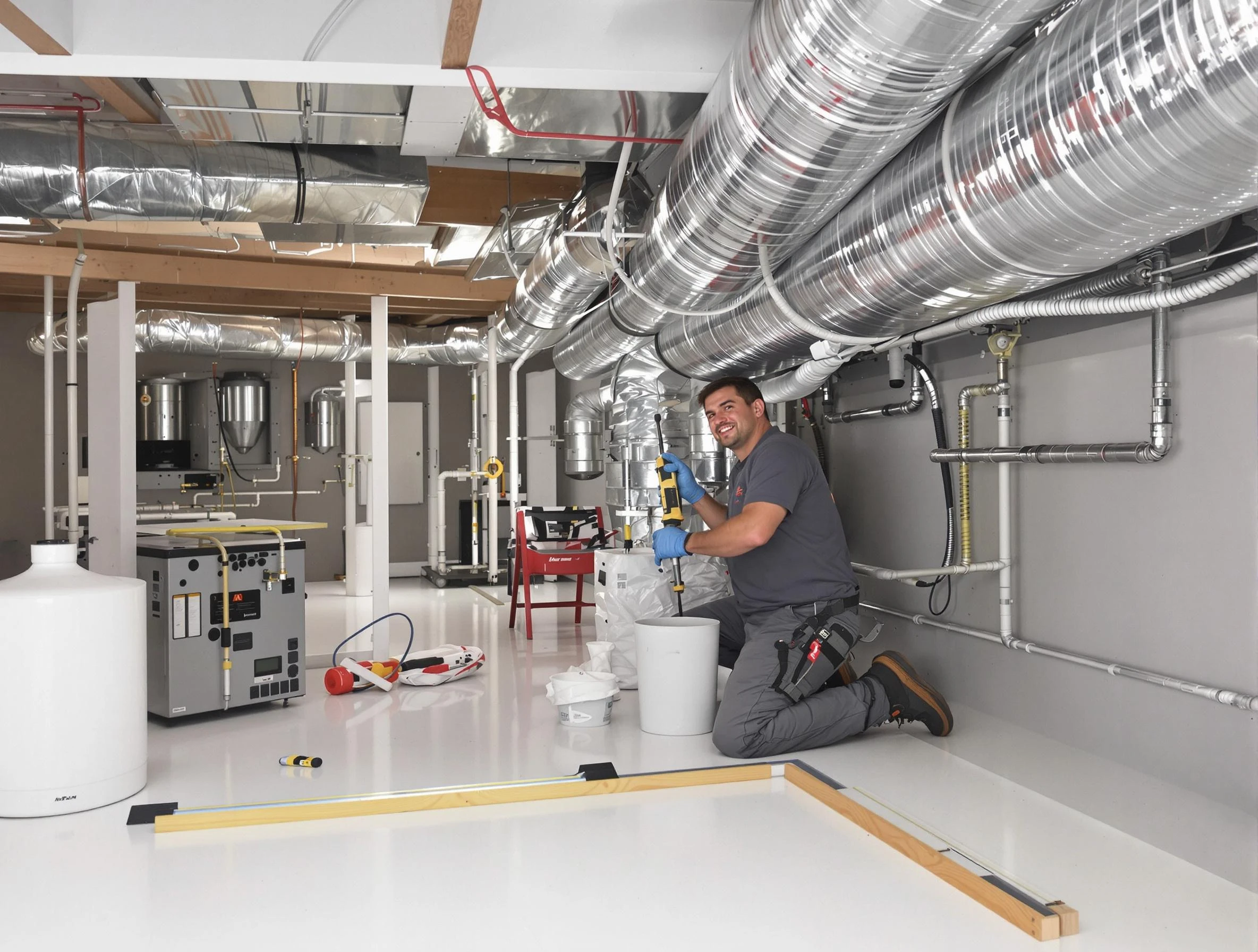 Professional duct sealing service by Decatur Air Duct Cleaning in Decatur