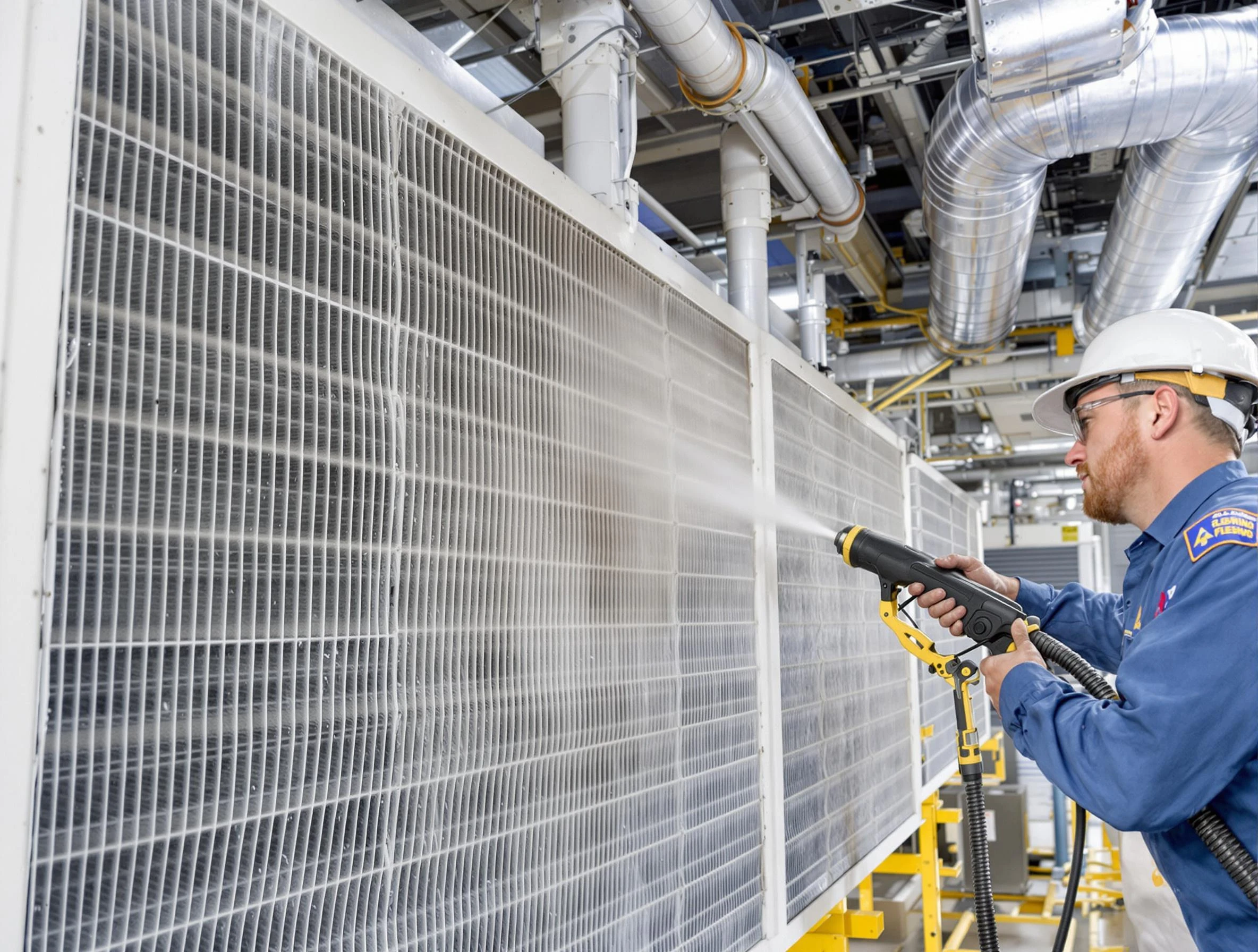 Professional commercial coil cleaning by Decatur Air Duct Cleaning in Decatur