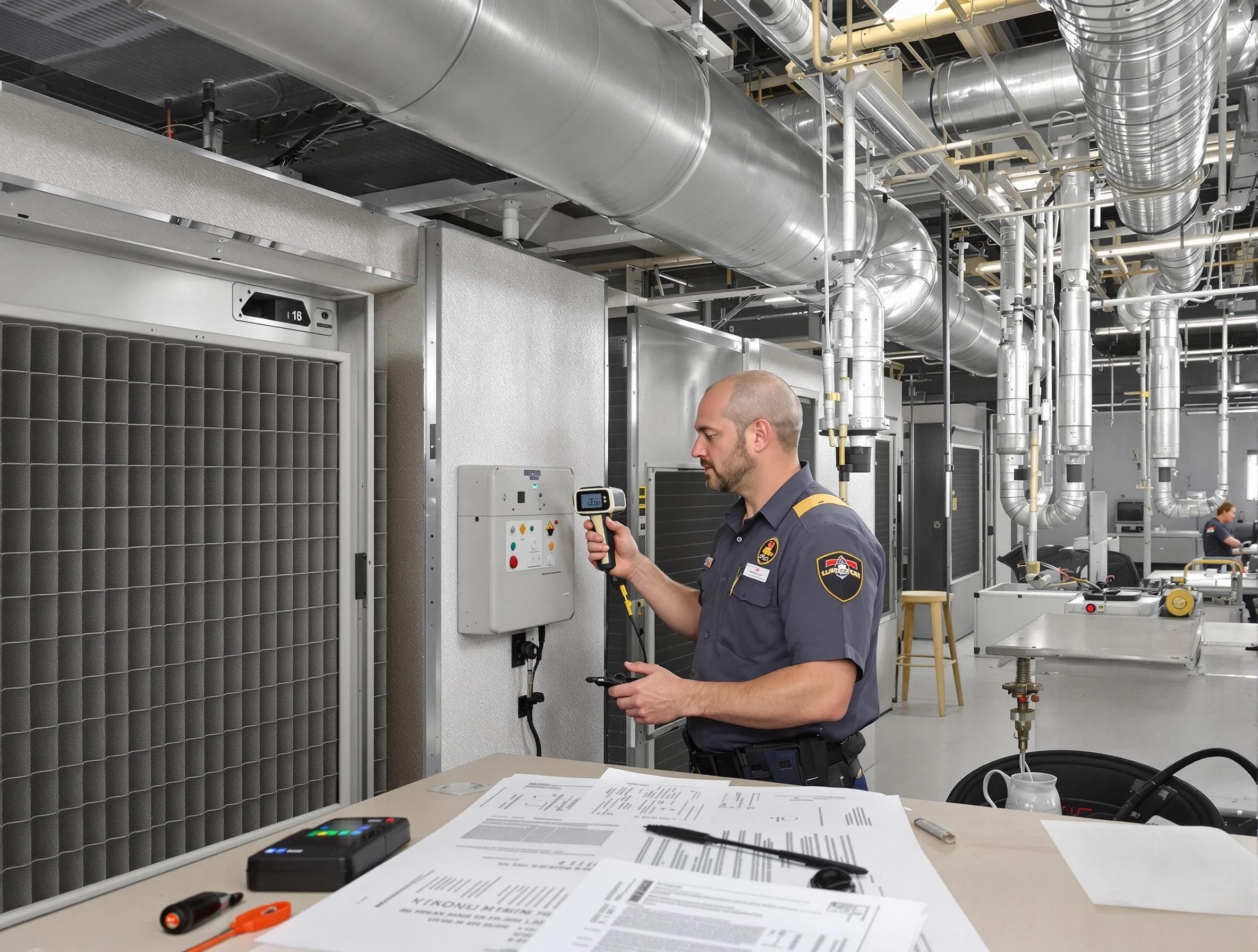 Professional filter system inspection by Decatur Air Duct Cleaning in Decatur