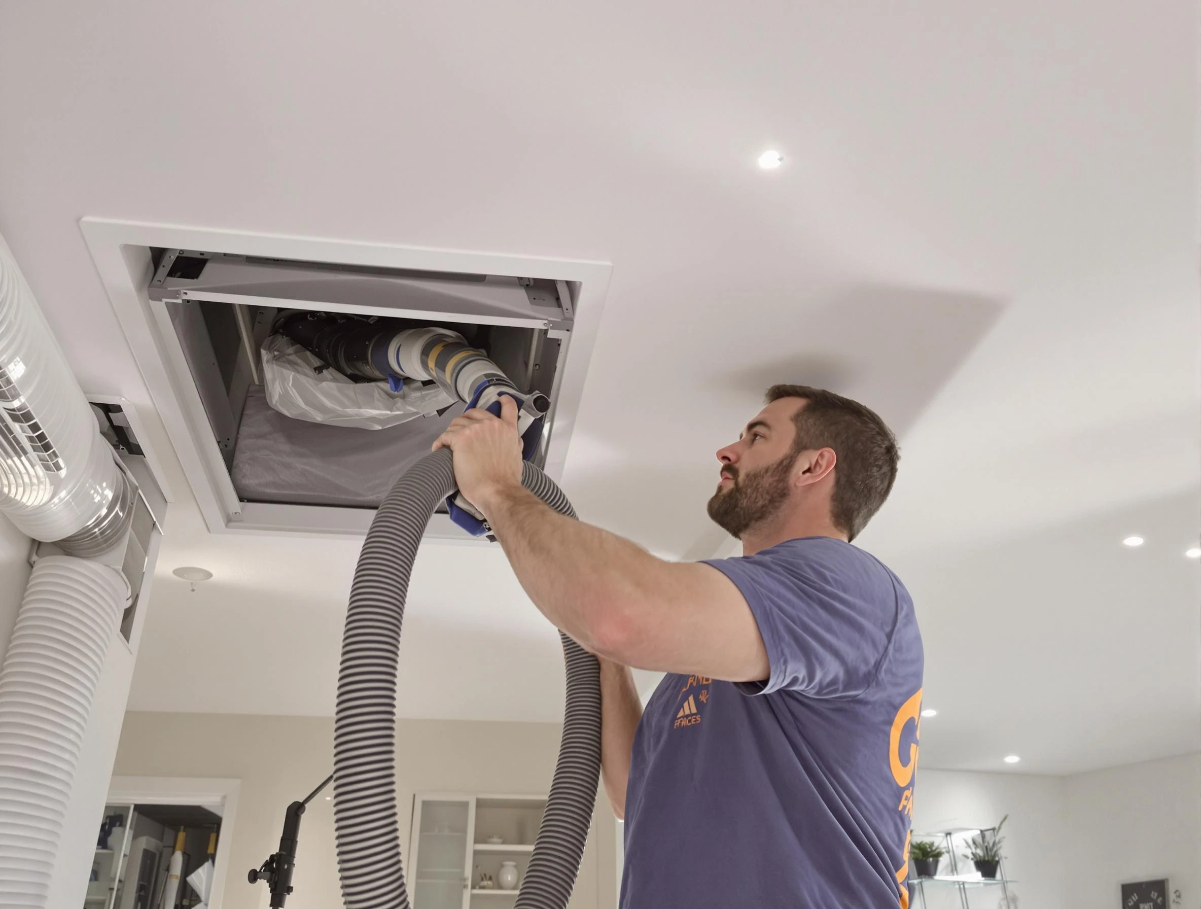 Precision indoor duct cleaning by Decatur Air Duct Cleaning in Decatur